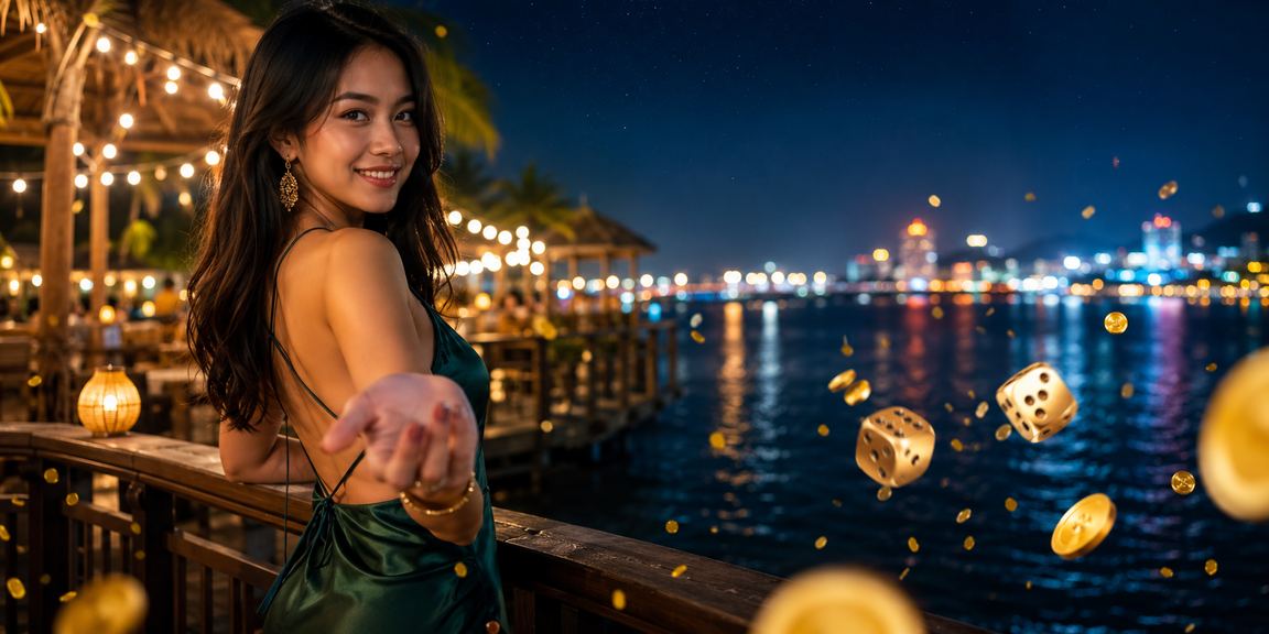 Permainan cabutan nombor bergaya lokal di kawasan Langkawi Malaysia