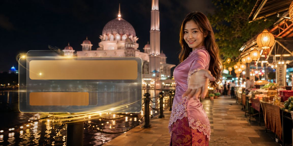 Pemain menerima rebat bonus di Putrajaya dengan gaya Melayu moden di platform 350e